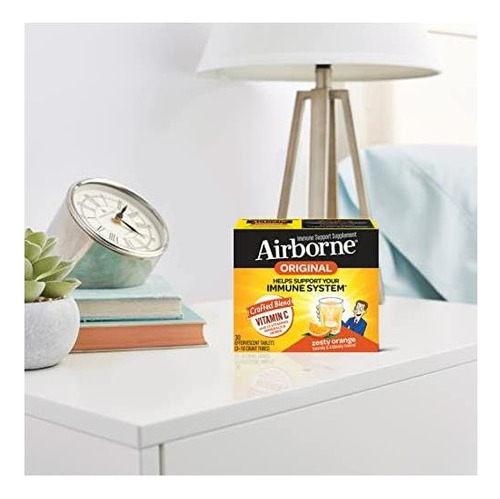 Vitamina C Airborne 1000 Mg 30 Comprimidos Efervescentes - Imagem 23