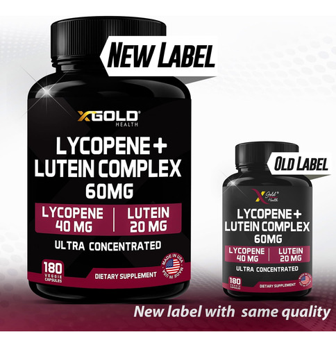 Suplemento De Licopeno + Luteína 60mg | Licopeno 40mg De Tom - Imagem 8