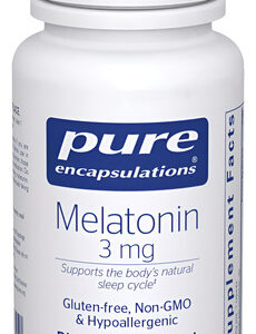 Pure Encapsulations Melatonina 3 Mg - Suplemento Para Makeup