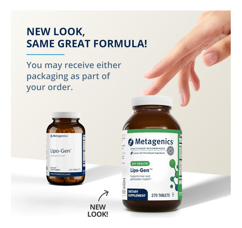Suplemento Metagênica Lipo-gen 270 Cápsulas Para Lipídios - Imagem 3