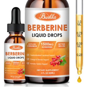 (pacote Com 2) Suplemento De Berberina Liquid Drops 120ml Bu