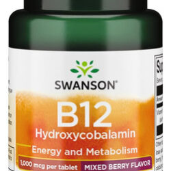 Suplemento Swanson Swanson Melts Vitamina B-12 1000 Mcg