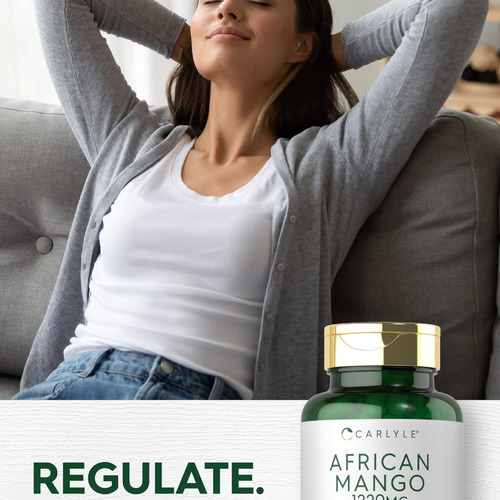 Suplemento De Manga Africana Carlyle 1220mg Com Chá Verde - Imagem 7