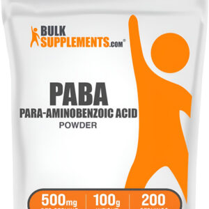 Bulksupplements Paba Em Pó - Suplemento Vegano E Sem Glúten