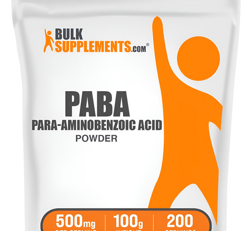 Bulksupplements Paba Em Pó - Suplemento Vegano E Sem Glúten