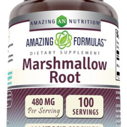 Suplemento De Raiz De Marshmallow Amazing Nutrition 480 Mg