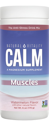 Suplemento Natural Vitality Calmful Muscles Watermelon 180ml
