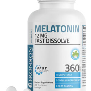 Pílulas Para Dormir Bronson Melatonina 12mg Hortelã