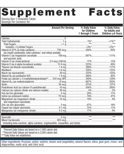 Metagenics Multigenics Mastigável - Vitaminas E Minerais Mas - Imagem 2