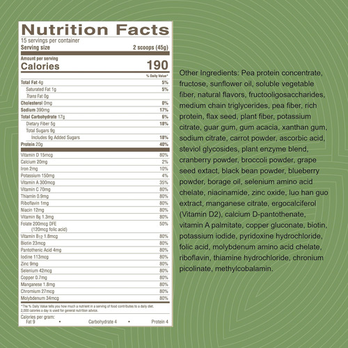 Natures Sunshine Love E Ervilhas 675g Bag - Imagem 3