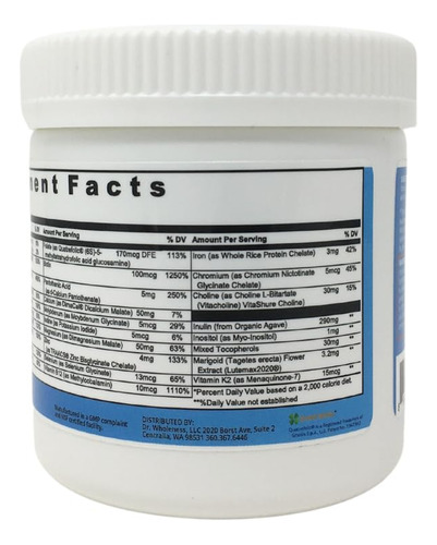Multivitamínico Em Pó Dr. Wholeness Head Start 60 Porções - Imagem 3