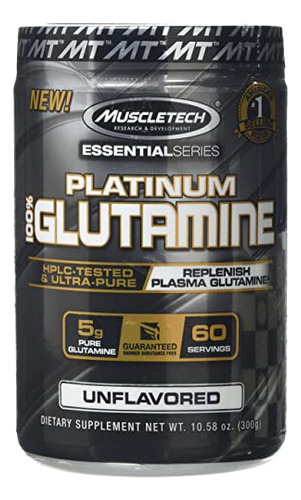 Suplemento Muscletech 100% Puro De L-glutamina Em Pó 300g - Imagem 9