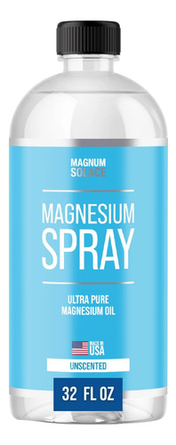 Spray De Magnésio - Big 32 Oz De Grau Usp Pure Magnesium Oil - Imagem 5
