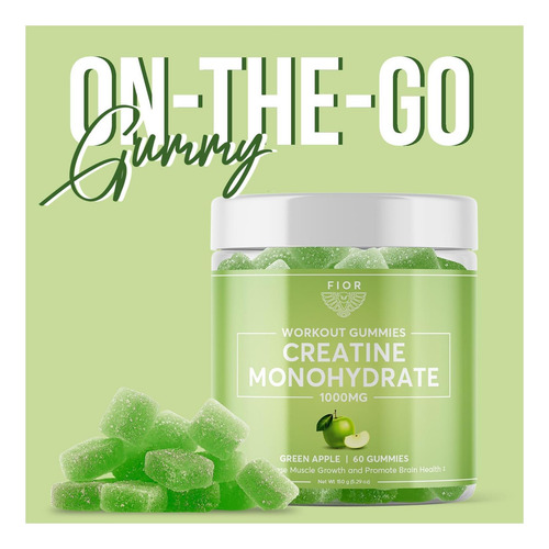 Fior Creatine Gummy Suplemento Com Monohidrato De Creatina - Imagem 11