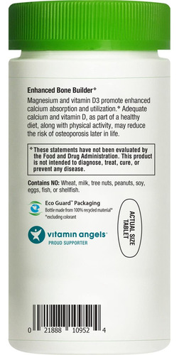 Comprimidos De Cálcio E Magnésio Rainbow Light Com Vitamina - Imagem 4