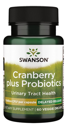 Swanson Cranberry Probiótico 5 Bilhões 60