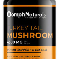 Cápsulas De Cogumelo Rabo De Peru Oomph Naturals, 4500 Mg, 9