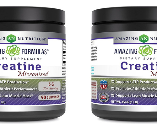 Creatina Monohidratada Amazing Nutrition 5000 Mg Sem Sabor