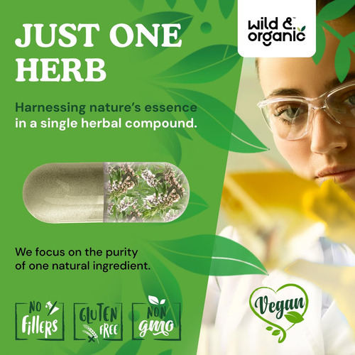 Cápsulas Mãe Da Selva Selvagem E Orgânica 1000 Mg - 60 Vegan - Imagem 2