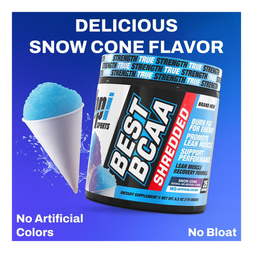 Bpi Sports Best Bcaa Shredded Bebida De Recuperação Livre De - Imagem 2