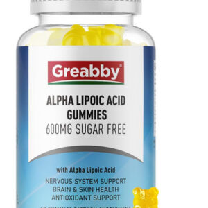Greabby Ácido Alfa Lipóico 600mg Gomas, Suplemento De Ácido