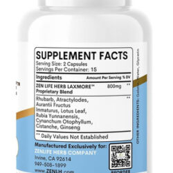 Suplemento Natural Zen Life Herb Zen Life Laxmore 30