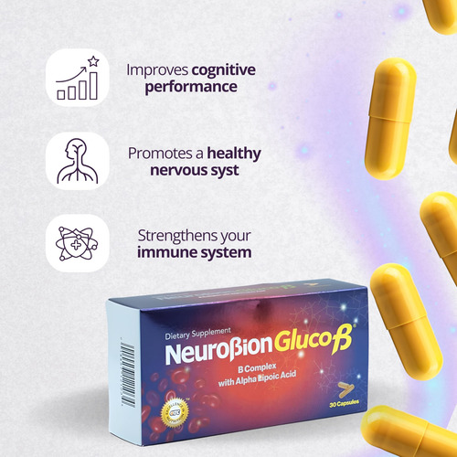 Suplemento Dietético Neurobion Gluco B Com Ácido Alfa Lipóic - Imagem 4