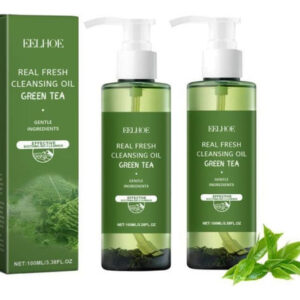 Óleo De Limpeza De Chá Verde, Removedor De Maquiagem Suave -