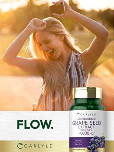 Extrato De Semente De Uva Carlyle 4.000mg | 120 Cápsulas De - Imagem 6