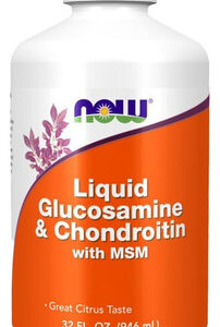 Glucosamina E Condroitina Líquida Now Foods 32 Fl Oz