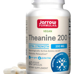 Suplemento Jarrow Formulas Teanina 200 Mg 60 Cápsulas Vegeta