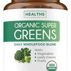 Suplemento Healths Harmony Organic Greens Powder 120 Comprim