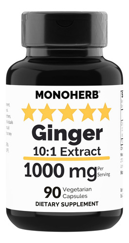 Extrato De Gengibre Monoherb 1000 Mg - 90 Cápsulas - Imagem 3