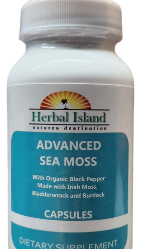 Cápsulas De Musgo Marinho Herbal Island Herbal Island 1405 M - Imagem 2