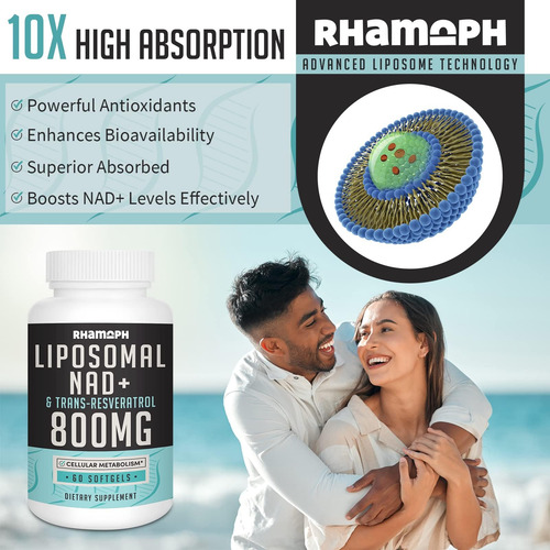 Nad Lipossômica Rhamófolo+ 800 Mg Com Trans -resveratrol 300 - Imagem 9