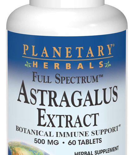 Extrato De Astragalus Da Planetary Herbals 60 Comprimidos - Imagem 5