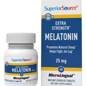 Suplemento De Melatonina De Fonte Superior 25 Mg Sublingual