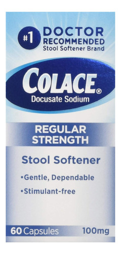 Caps Colace 100 Mg 60 2-pack - Imagem 5