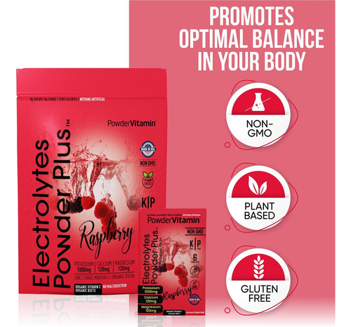 Pó Eletrólito Powervitamin - Framboesa - Imagem 7