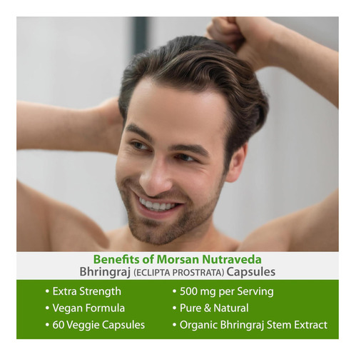 Cápsula Natural De Eclipta Prostrata Para Homens E Mulheres - Imagem 12