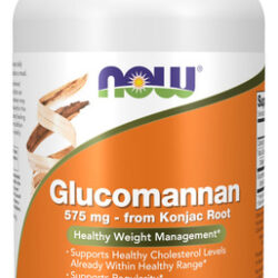 Suplemento Now Glucomannan 575 Mg Suporta Regularidade 180 C