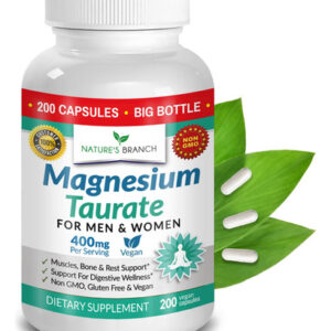 Suplemento Nature&quots Branch Taurato De Magnésio 400 Mg 200 Cá