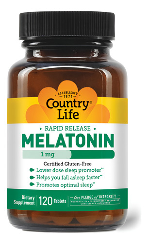 Comprimido De Liberação Rápida De 1 Mg De Melatonina Sleep A