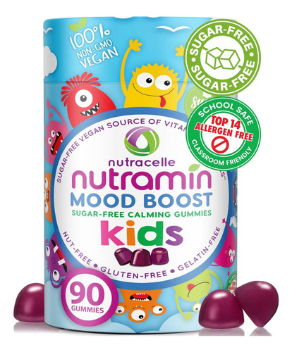 Nutramin Kids Mood Boost Vegam Vitamin Gummy: Suplemento Cal