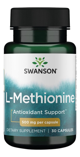 Swanson Aminoácido L-metionina 500 Mg - 30 Cápsulas