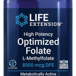 Life Extension Folato Otimizado 8500 Mcg - Suporte Cardíaco