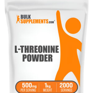 Suplemento Bulksupplements.com L-treonina De 1 Kg (pacote Co