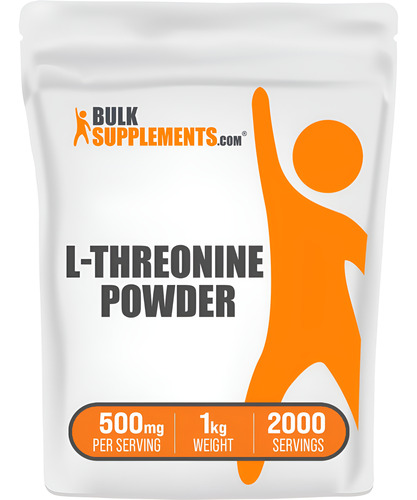 Suplemento Bulksupplements.com L-treonina De 1 Kg (pacote Co