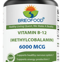 Suplemento Brieofood Vitamina B-12 6000mcg 240 Comprimidos