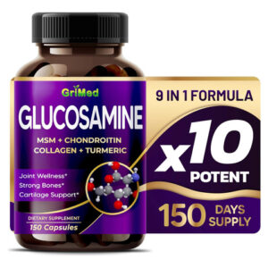 Grimed Glucosamina 12.000 Mg - X12 Power Com Msm, Condroitin